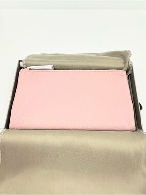 Levenger Blush Carrie Cash and Card Clutch NEW